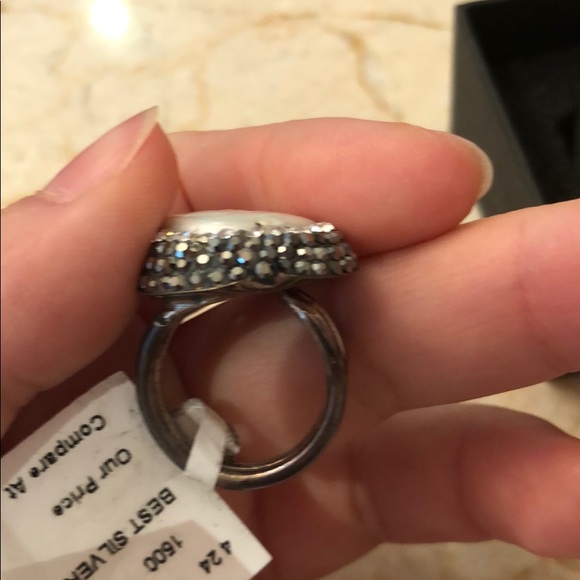 Giorgio Martello Silver Ring with Swarovski - Picture 4 of 7